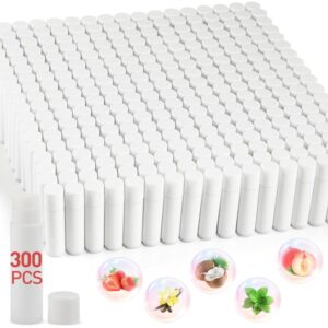 A set of 300 white plastic caps arranged in rows.